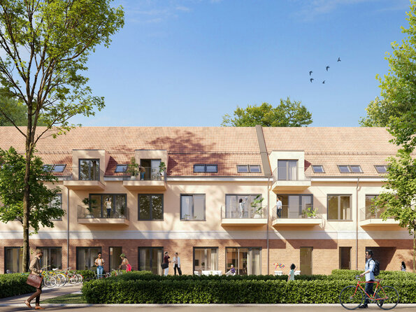 Rückansicht mit Gartenanlage Rückansicht mit Gartenanlage